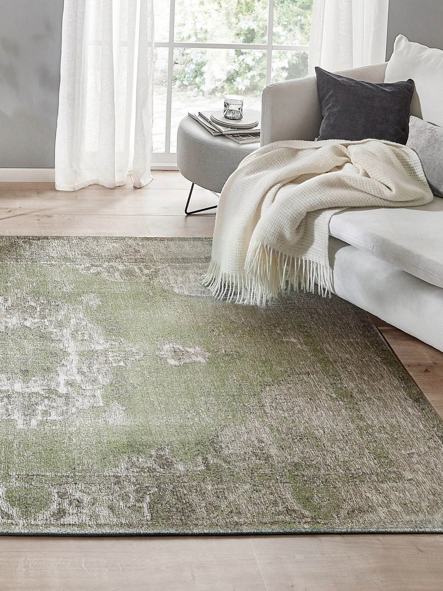 Vintage-Teppich, Green 3 Vintage-Teppich, Green