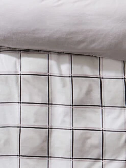 Flanell-Bettwäsche, Silber -Heimtextildekoration Laholm Bettwaesche Grau Silber 135x200 lup