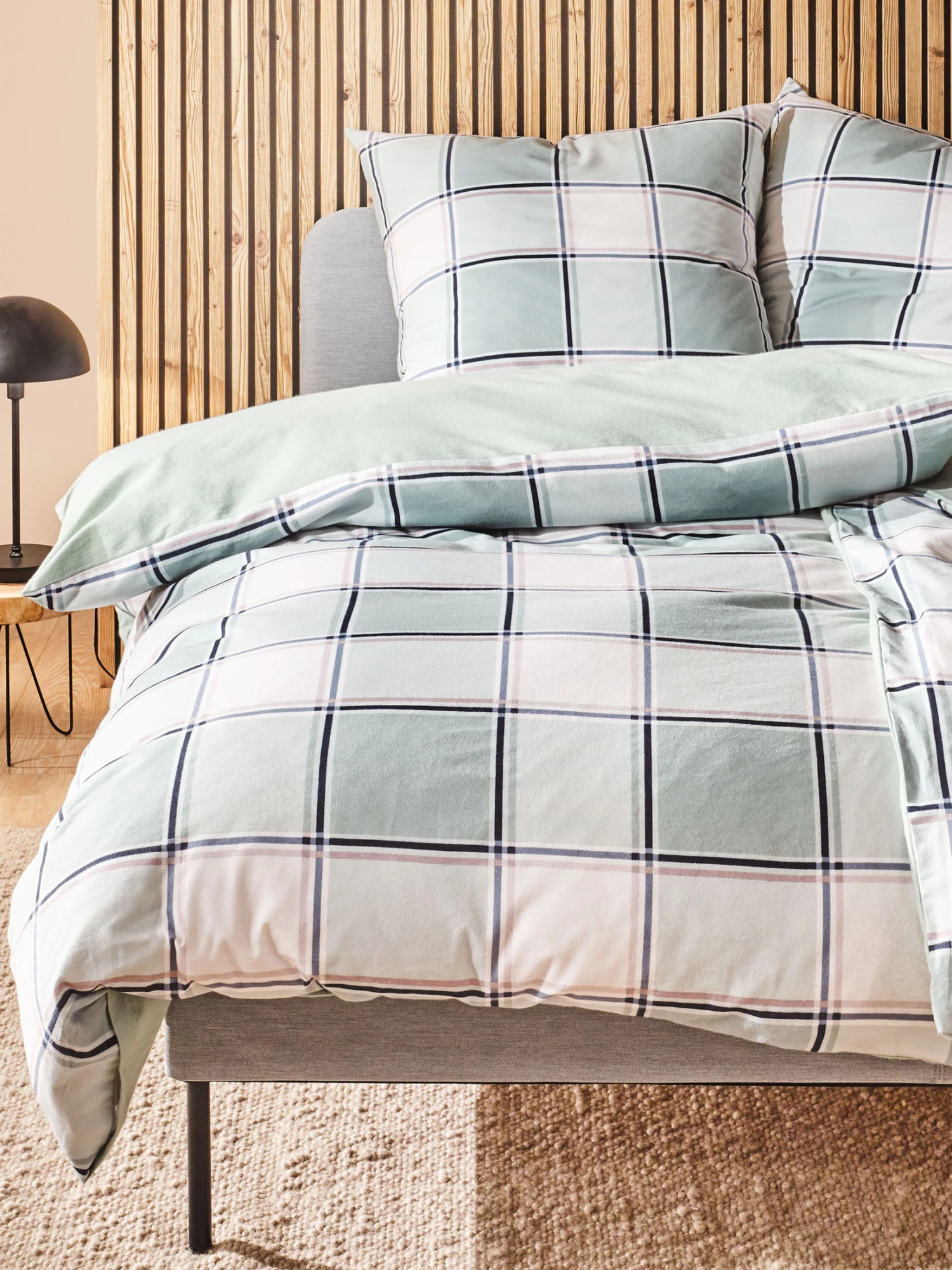 Flanell-Bettwäsche, Mint 3 Flanell-Bettwäsche, Mint