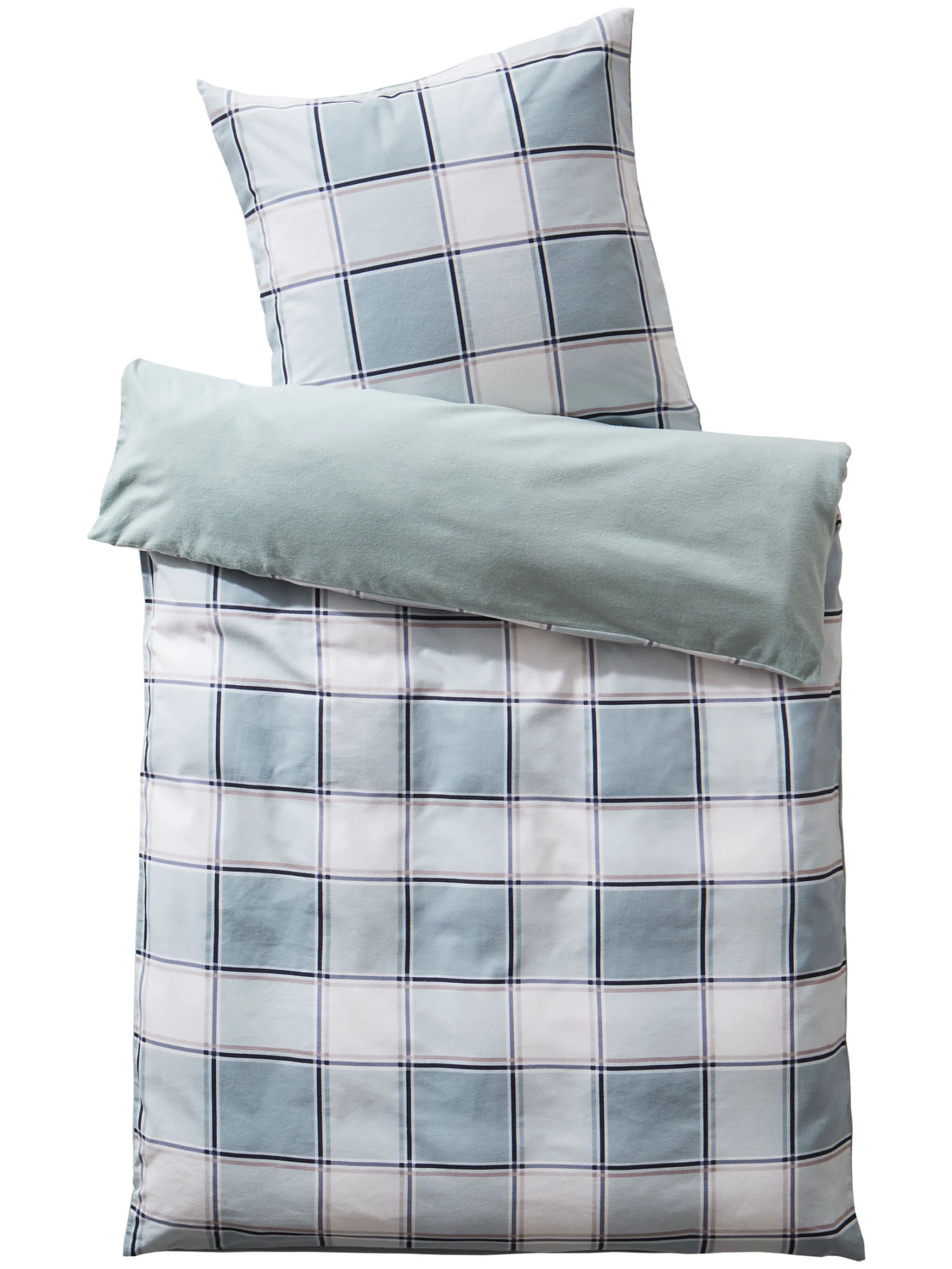 Flanell-Bettwäsche, Mint 4 Flanell-Bettwäsche, Mint – Bild 2