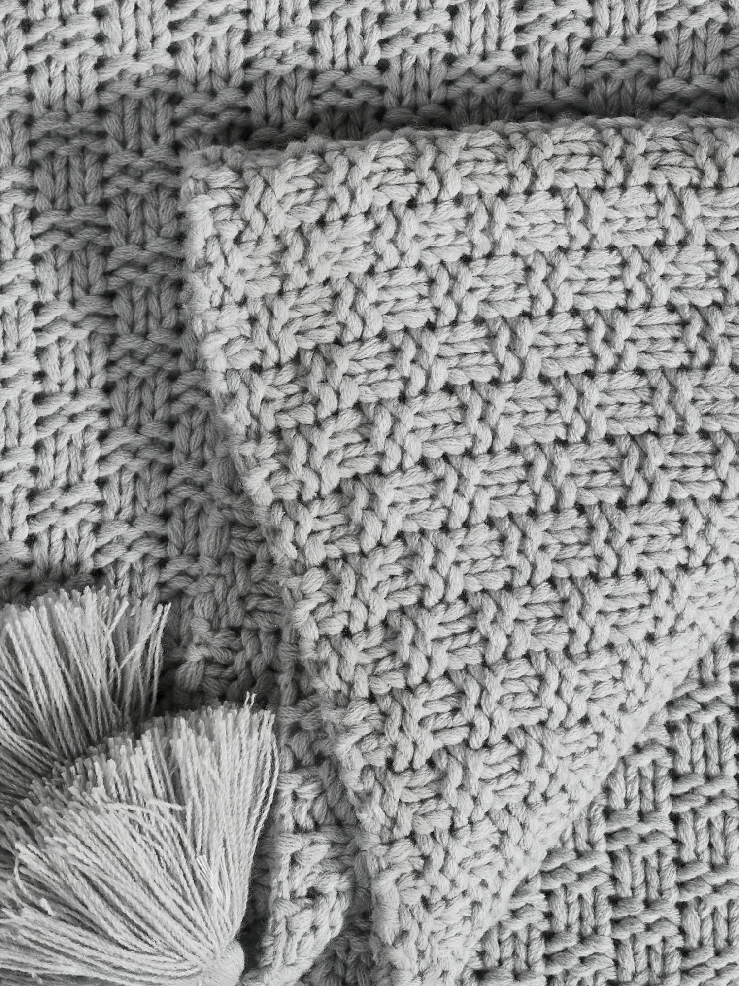 Decke, Grau 5 Decke, Grau – Bild 3