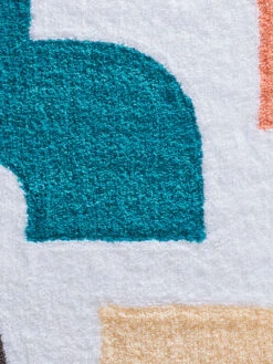 Heimtextildekoration -Heimtextildekoration Latigo Badteppich Mehrfarbig Apricot lup