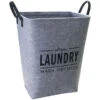 Korb, Grau -Heimtextildekoration LaundrySmile Korb Grau 30x40x50 per