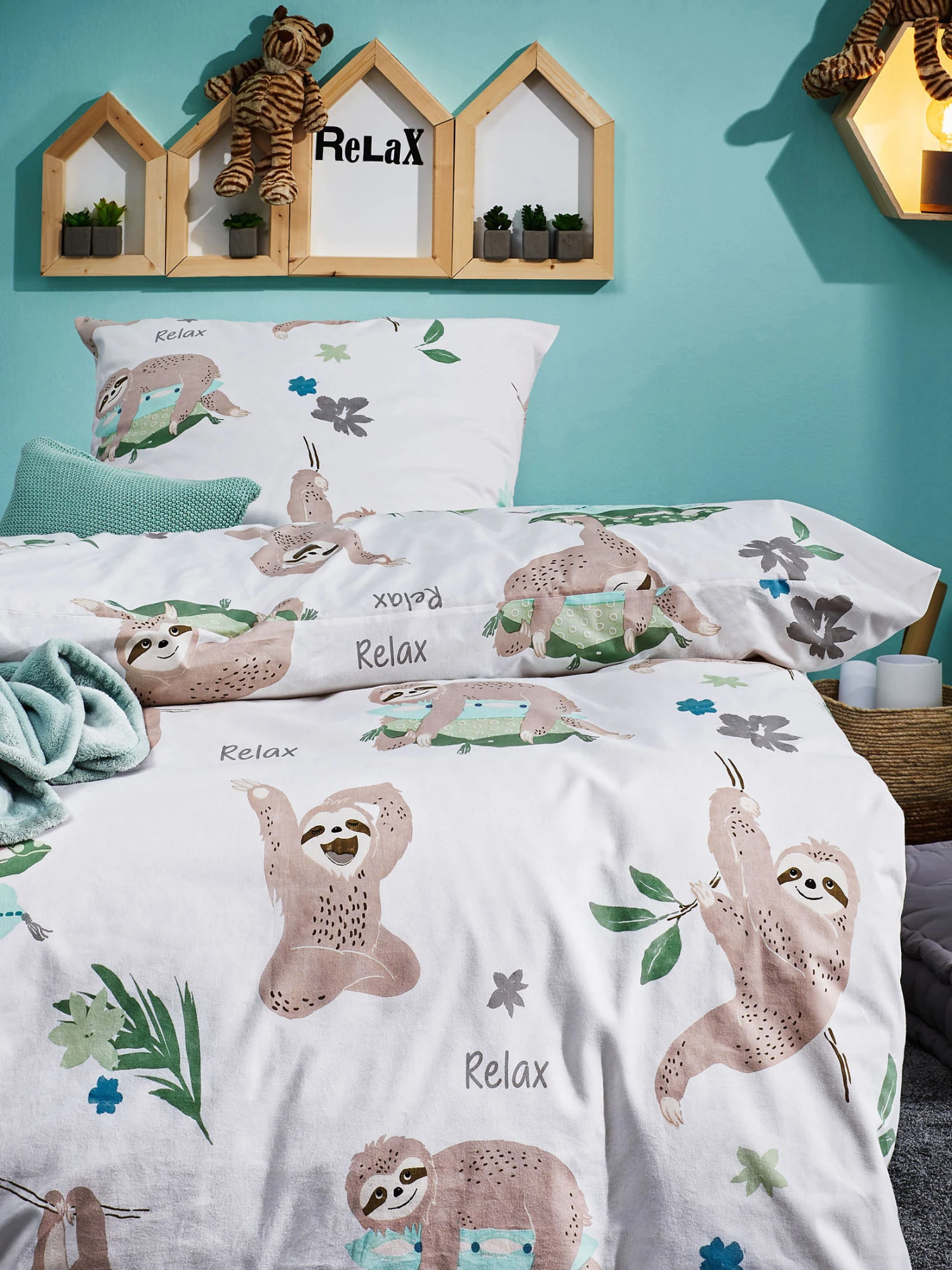 Kinderbettwäsche, Taupe 3 Kinderbettwäsche, Taupe