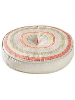 Outdoorkissen, Rosa -Heimtextildekoration Leonora Bodenkissen Rosa 60rund fper