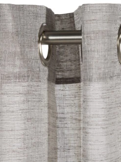Ösenschal, Grau -Heimtextildekoration Madox Gardine Oesenschal Grau 140x245 lup1