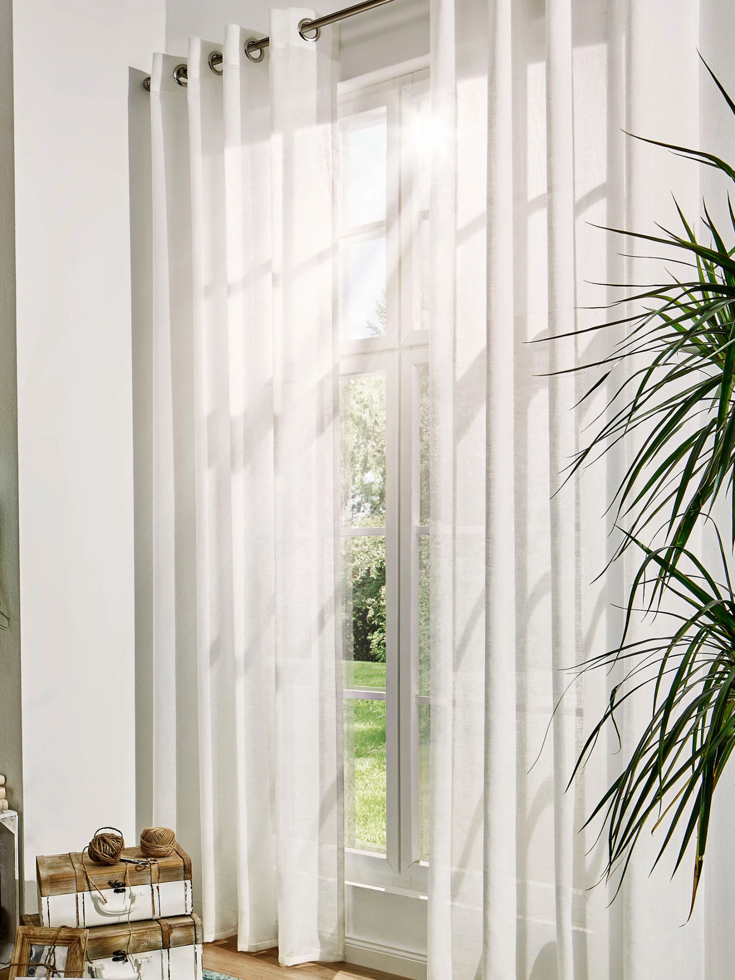 Ösenschal, Weiss 3 Ösenschal, Weiss