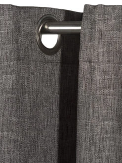 Ösenschal, Anthrazit 10 Ösenschal, Anthrazit -Heimtextildekoration Malia Gardine Oesenschal Schwarz Anthrazit 140x245 lup1