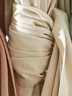 Decke, Sand -Heimtextildekoration Manessa Decke Beige Sand 150x200 lup