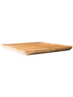 Deko-Tablett, Natur -Heimtextildekoration MangoSquareTray DekoTablett braun Natur 41x41x22C5 per2