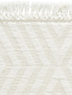 Heimtextildekoration -Heimtextildekoration Manya Badteppich Weiss Offwhite lup