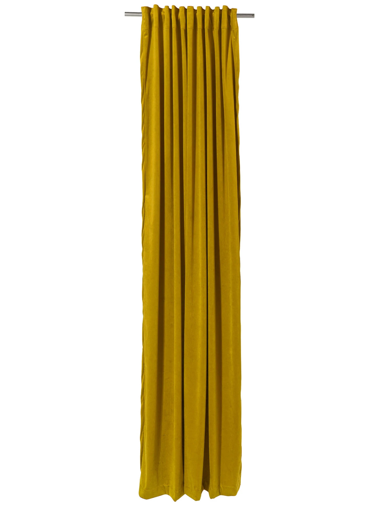 Vorhang Mit Gardinenband, Senf 4 Vorhang Mit Gardinenband, Senf – Bild 2