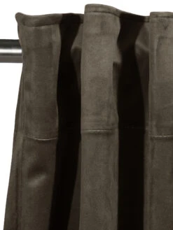 Vorhang Mit Gardinenband, Taupe -Heimtextildekoration Marilana Gardine verdeckteSchlaufe Grau Taupe 140x245 lup1