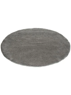 Woll-Teppich, Anthrazit -Heimtextildekoration Mavora Wollteppich Dunkelgrau Anthrazit 150rund fper