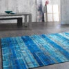 Vintage-Teppich, Blue Avenue 2 Vintage-Teppich, Blue Avenue -Heimtextildekoration Metropolis moderner Teppich blau mil