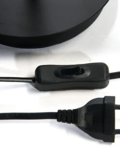 Tischleuchte, Black -Heimtextildekoration Minimalist Tischleuchte Schwarz Black 25x25x44 lup2