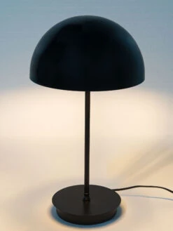 Tischleuchte, Black -Heimtextildekoration Minimalist Tischleuchte Schwarz Black 25x25x44 per1