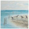 Leinwand-handgemalt, Hellblau 1 Leinwand-handgemalt, Hellblau -Heimtextildekoration MoewenamStrand Leinwandhandgemalt Blau Hellblau 80x80 pla