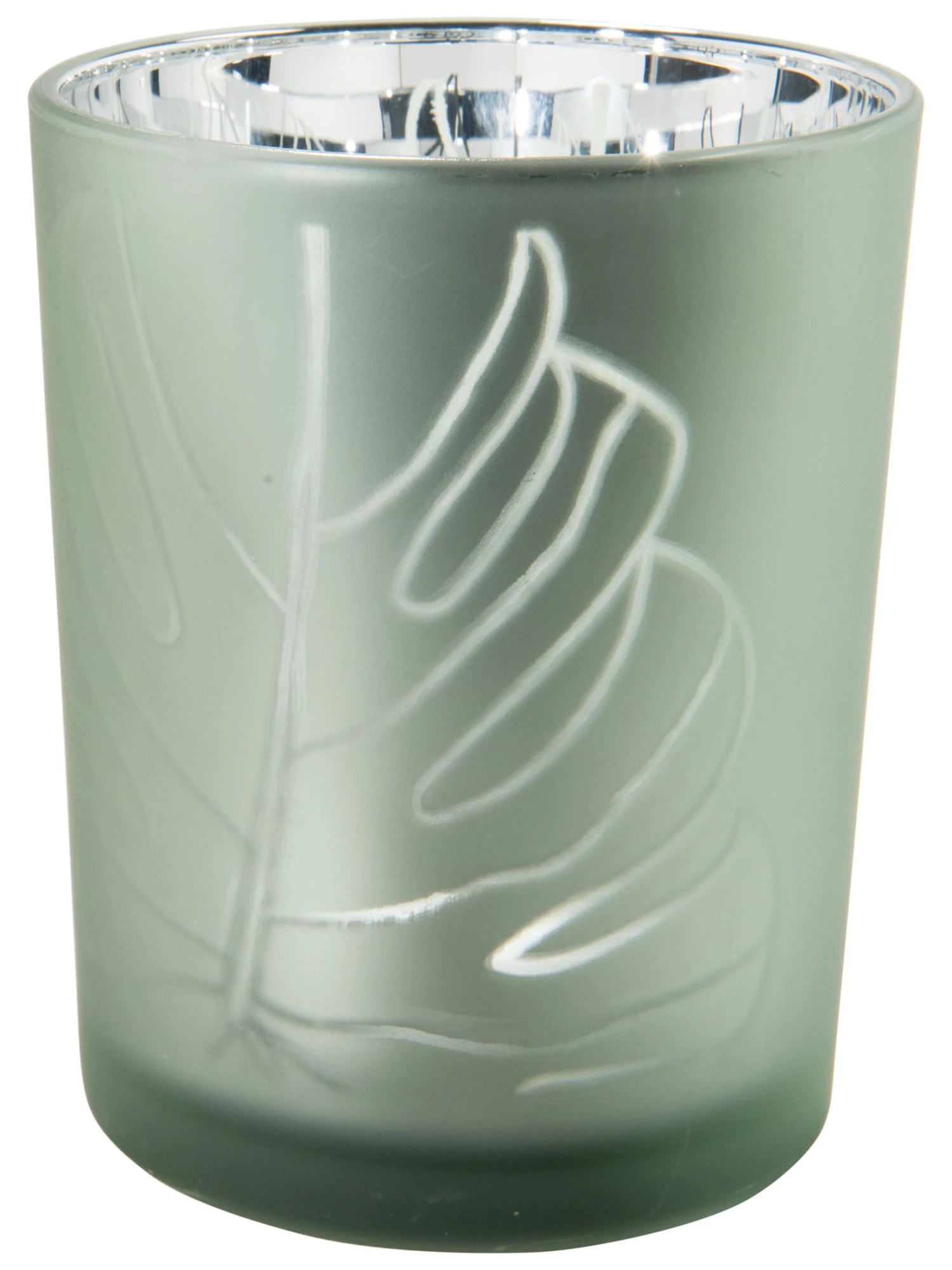 Teelichthalter, Hellblau/Silber 3 Teelichthalter, Hellblau/Silber