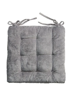 Stuhlkissen, Silber -Heimtextildekoration Muri Stuhlkissen hellgrau silber pla