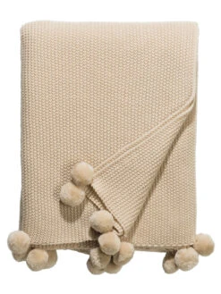 Decke, Rainy Day -Heimtextildekoration Mysa Decke creme RainyDay 150x200 pla