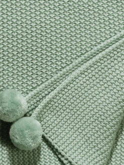 Decke, Altmint -Heimtextildekoration Mysa Decke gruen Altmint 150x200 lup2