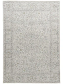 Vintage-Teppich, Hellblau/rosa