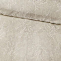 Renforcé-Bettwäsche, Natur -Heimtextildekoration NaturalFields Bettwaesche Beige Natur 135x200 lup