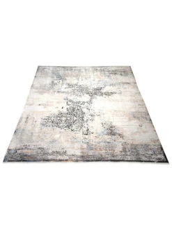 Vintage-Teppich, Vintage Black 13 Vintage-Teppich, Vintage Black -Heimtextildekoration Neraida Vintageteppich grau schwarz 200x290 fper