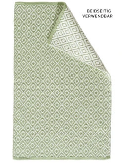 Heimtextildekoration -Heimtextildekoration Nerja Badteppich Hellgruen Lindgruen 60x100 pla2