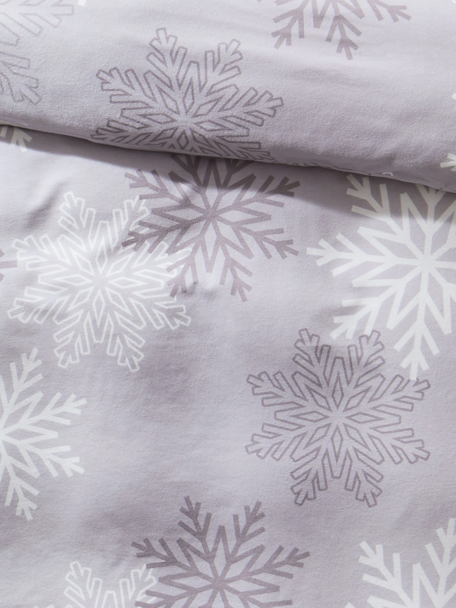 Flanell-Bettwäsche, Hellgrau 5 Flanell-Bettwäsche, Hellgrau – Bild 3