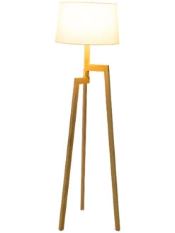 Standleuchte, Natural/White