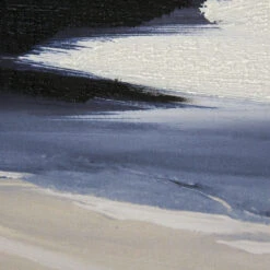 Leinwand-Druck-handbemalt, Blau 9 Leinwand-Druck-handbemalt, Blau -Heimtextildekoration Orkan Druckgerahmt Beige Blau 50x70 lup