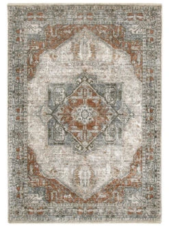 Vintage-Teppich, Kupfer -Heimtextildekoration Palacio Vintageteppich Terracotta Kupfer 160x230 pla2