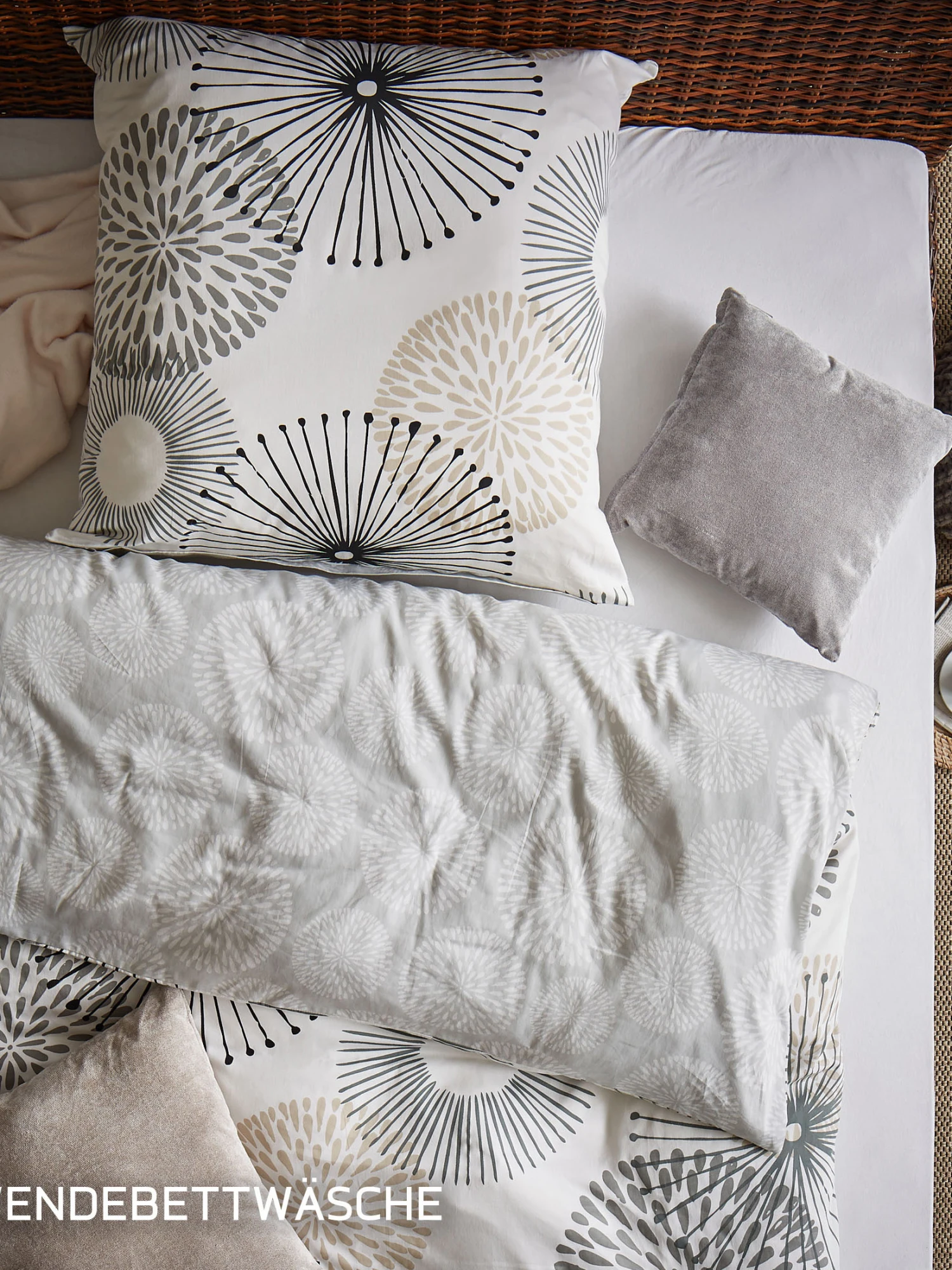 Satin-Bettwäsche, Nature 5 Satin-Bettwäsche, Nature – Bild 3