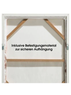 Leinwand-Druck-gerahmt, Dunkelbeige -Heimtextildekoration Parat Druckgerahmt Beige Dunkelbeige 52x72 ruk