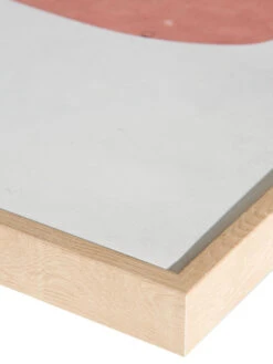 Druck Gerahmt, Orange/Weiss 10 Druck Gerahmt, Orange/Weiss -Heimtextildekoration Polly Druckgerahmt Orange OrangeWeiss 63x63 lup2