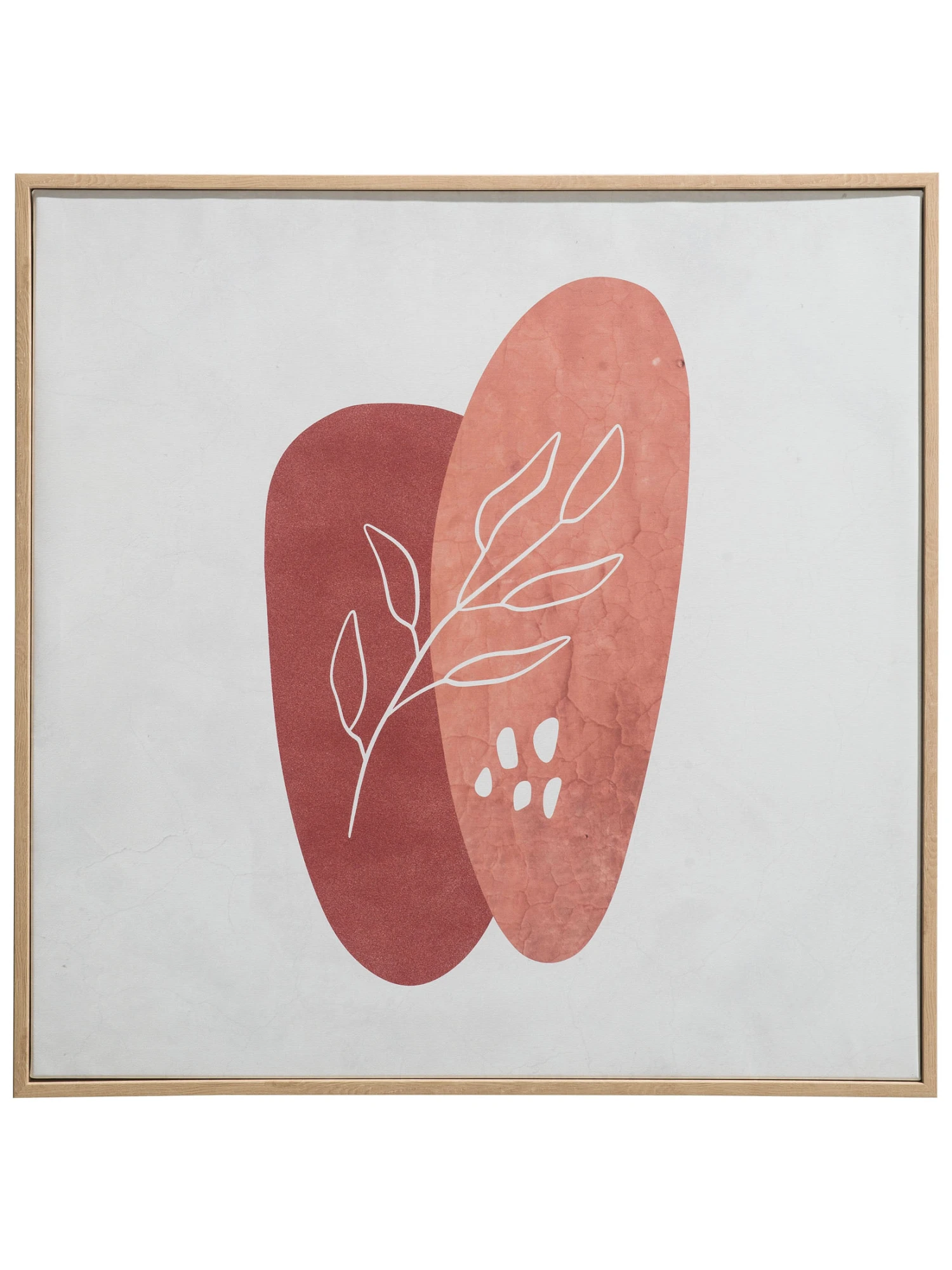 Druck Gerahmt, Orange/Weiss 4 Druck Gerahmt, Orange/Weiss – Bild 2