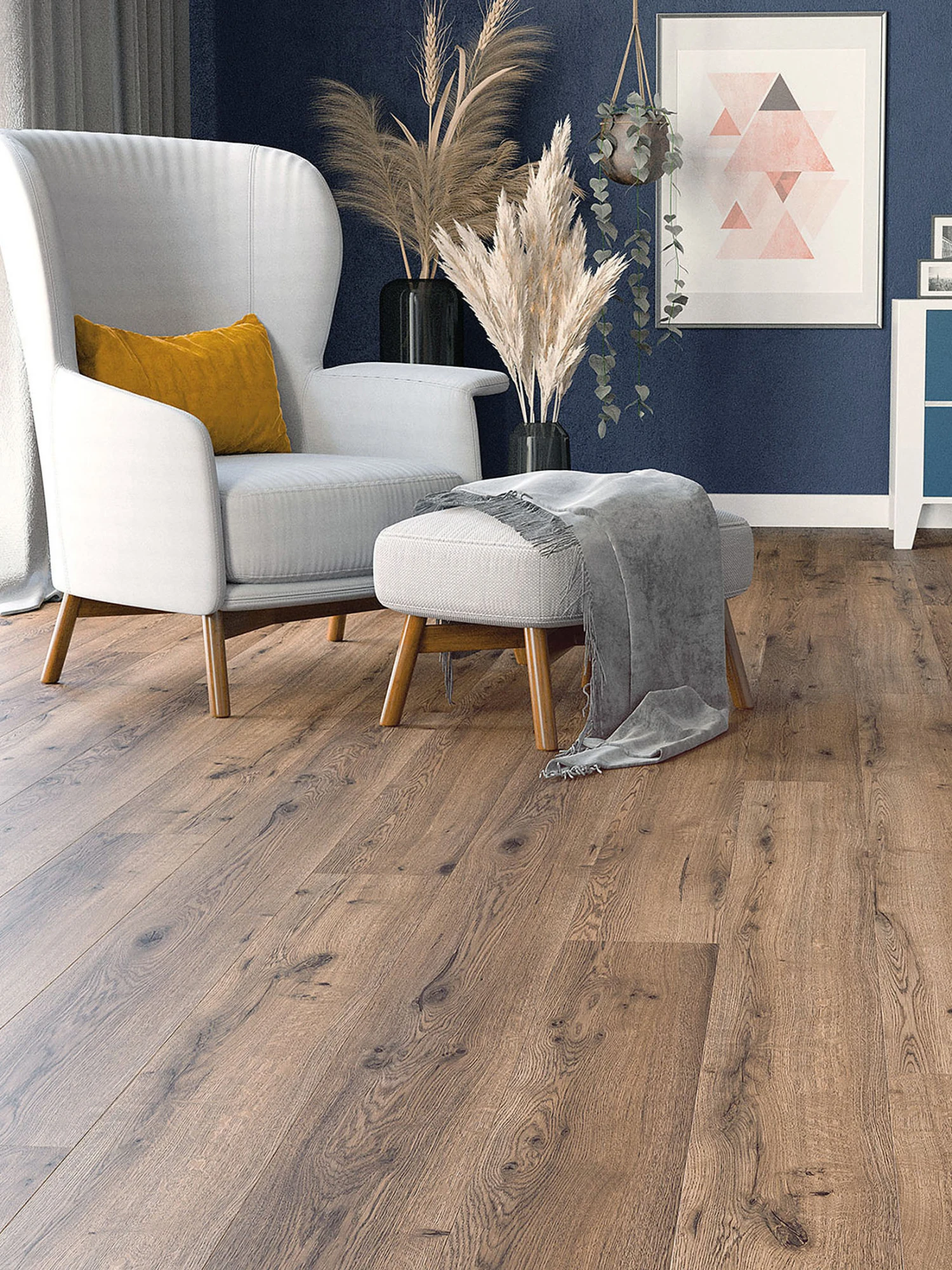 Klick-Laminat, Wildeiche 62259 3 Klick-Laminat, Wildeiche 62259