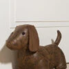 Figur, Braun 1 Figur, Braun -Heimtextildekoration Puppy Tuerstopper Braun 15x35x22 mil