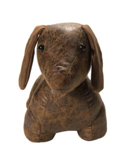 Figur, Braun -Heimtextildekoration Puppy Tuerstopper Braun 15x35x22 per3