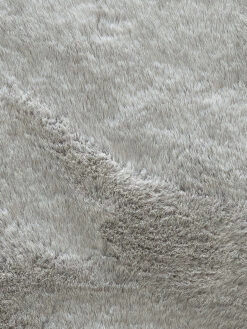 Sitzauflage, Silver -Heimtextildekoration Ranua Kunstfell Sitzkissen Hellgrau Silver lup