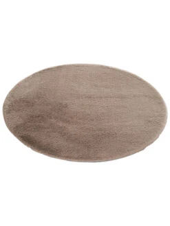 Kunstfell-Teppich, Cappuccino -Heimtextildekoration Ranua Kunstfellteppich braun cappuccino rund100 fper