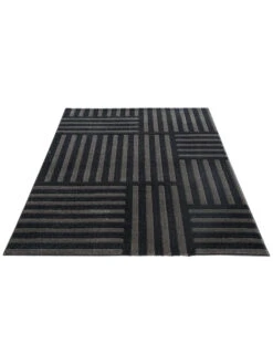 Moderner Teppich, Anthrazit -Heimtextildekoration Rieseby ModernerTeppich Dunkelgrau Anthrazit 160x230 fper