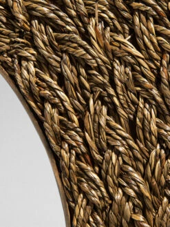 Spiegel, Natural -Heimtextildekoration Rondell Spiegel Hellbraun Natural 50rund lup