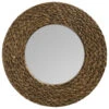 Spiegel, Natural -Heimtextildekoration Rondell Spiegel Hellbraun Natural 50rund pla