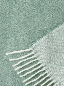 Wolldecke, Offwhite/Mint 9 Wolldecke, Offwhite/Mint -Heimtextildekoration Runa Decke Gruen OffwhiteMint 140x200 lup