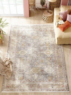 Vintage-Teppich, Villa Des Arts