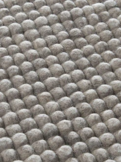 Sitzauflage, Stone Grey -Heimtextildekoration Sannerud Filzkugel Sitzkissen grau Stonegrey 40x40 lup