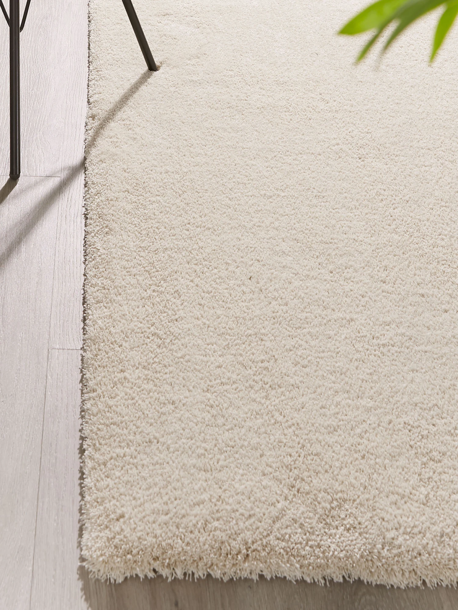 Hochflor-Teppich, Weiss 4 Hochflor-Teppich, Weiss – Bild 2